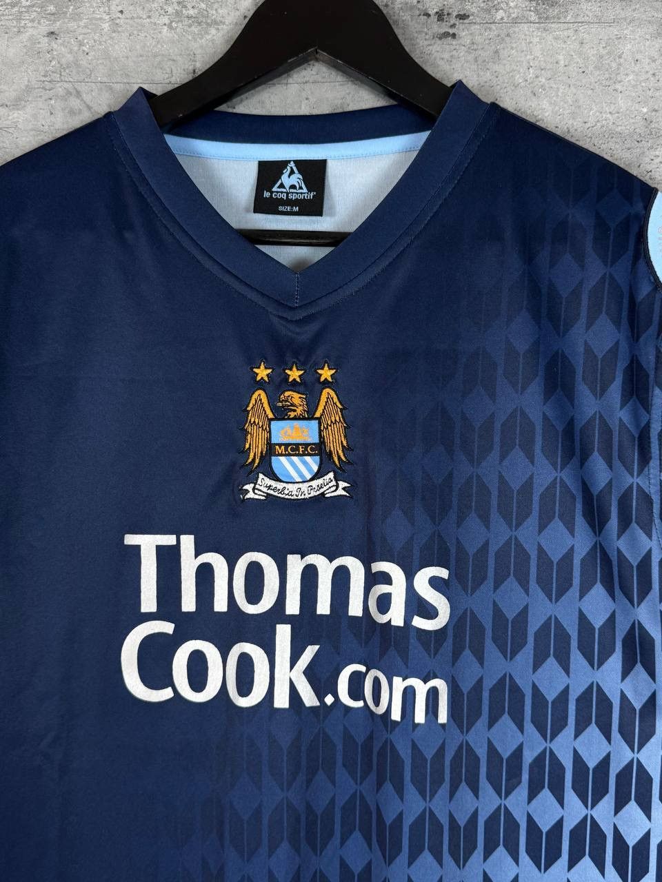 Le Coq Sportif Manchester City Le Coq Sportif Football Shirt Soccer 2007/8 Size US M / EU 48-50 / 2 - 3 Thumbnail
