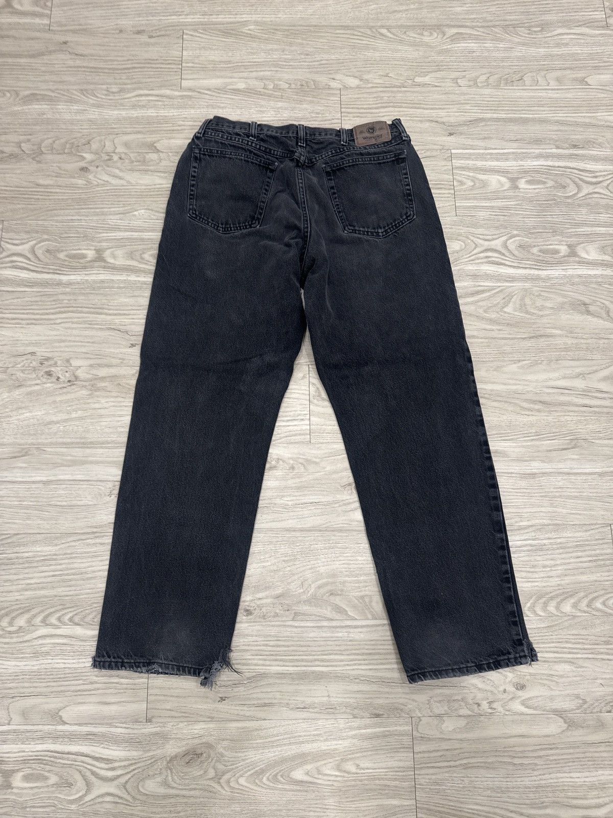 Wrangler Washed Black Denim Wrangler Pants Size US 36 / EU 52 - 2 Thumbnail