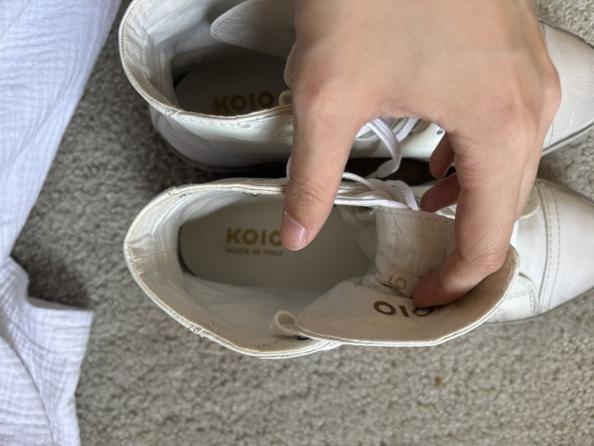Koio Koio Women’s Court in Chalk Distressed Sneakers in White Size US 9 / IT 39 - 7 Thumbnail