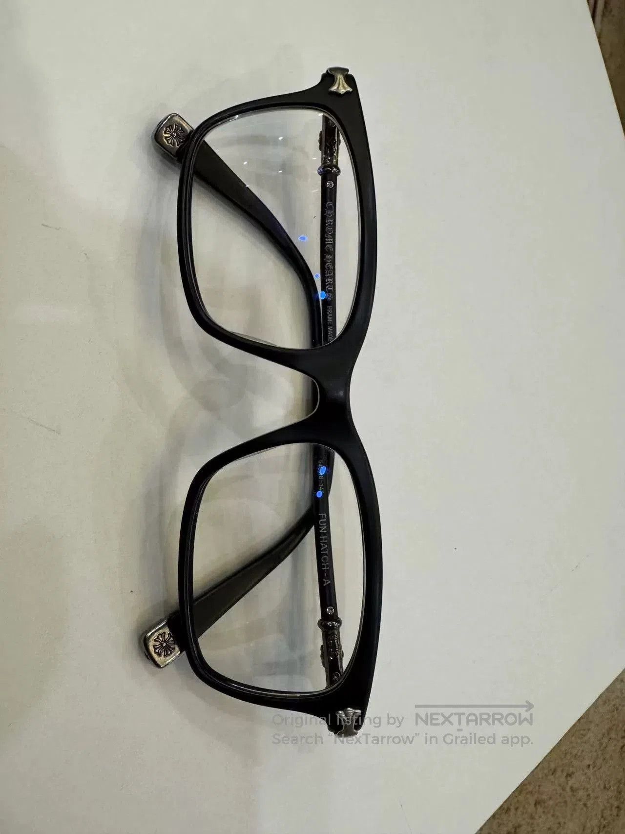 Chrome Hearts Chrome Hearts Cross Design Glasses. Size ONE SIZE - 5 Thumbnail