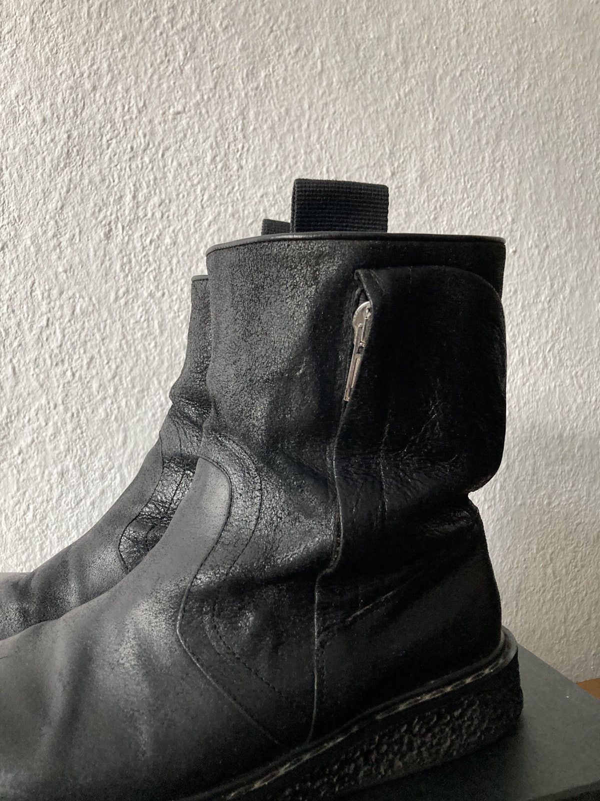 Rick Owens F/W 09 "CRUST" Blistered Lamb Leather Cargo Creeper IT43,5 Size US 10.5 / EU 43-44 - 13 Thumbnail