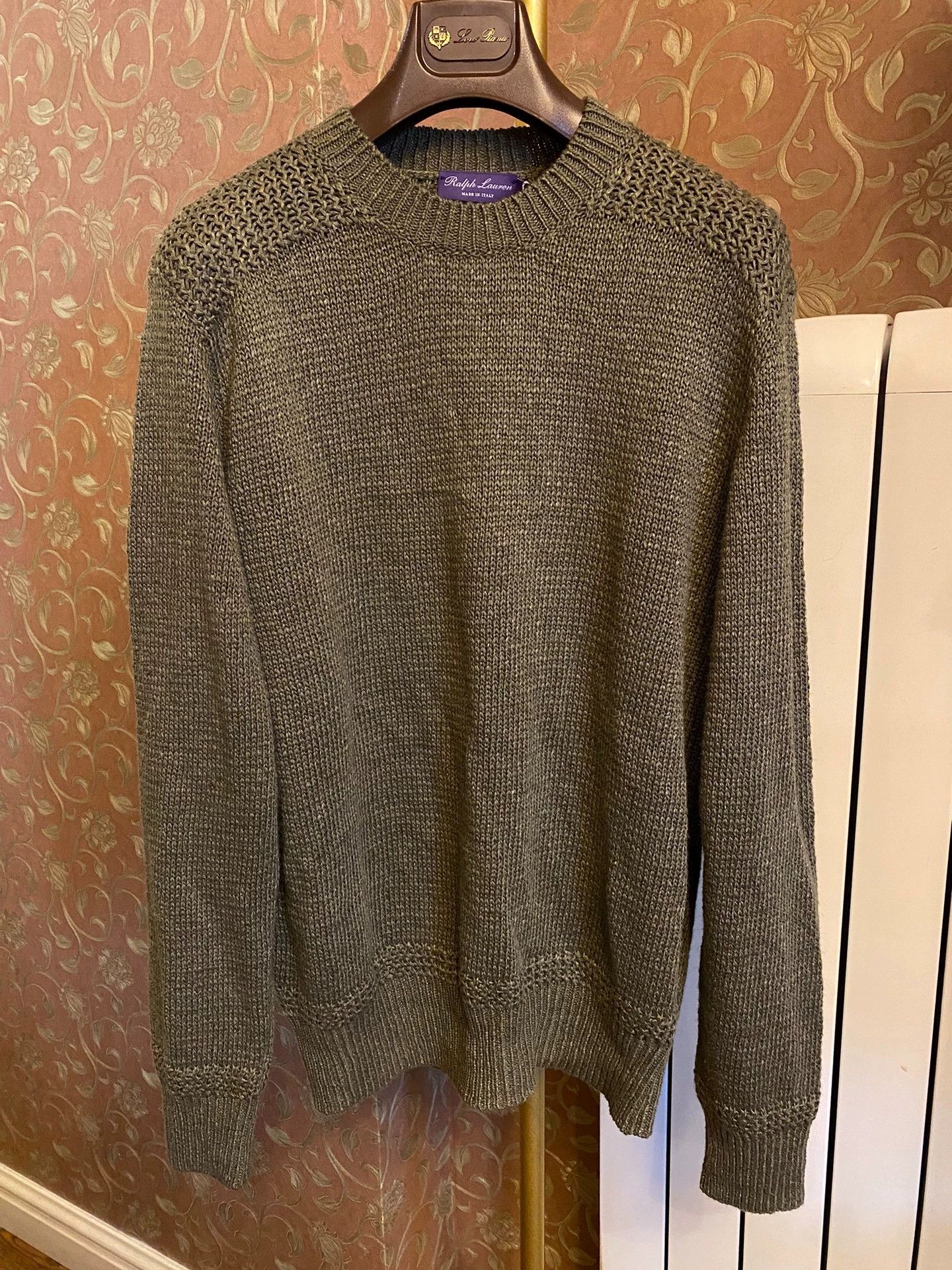 Polo Ralph Lauren RRL Purple Label Italian Linen Silk Sweater NWT QR Size US L / EU 52-54 / 3 - 1 Thumbnail
