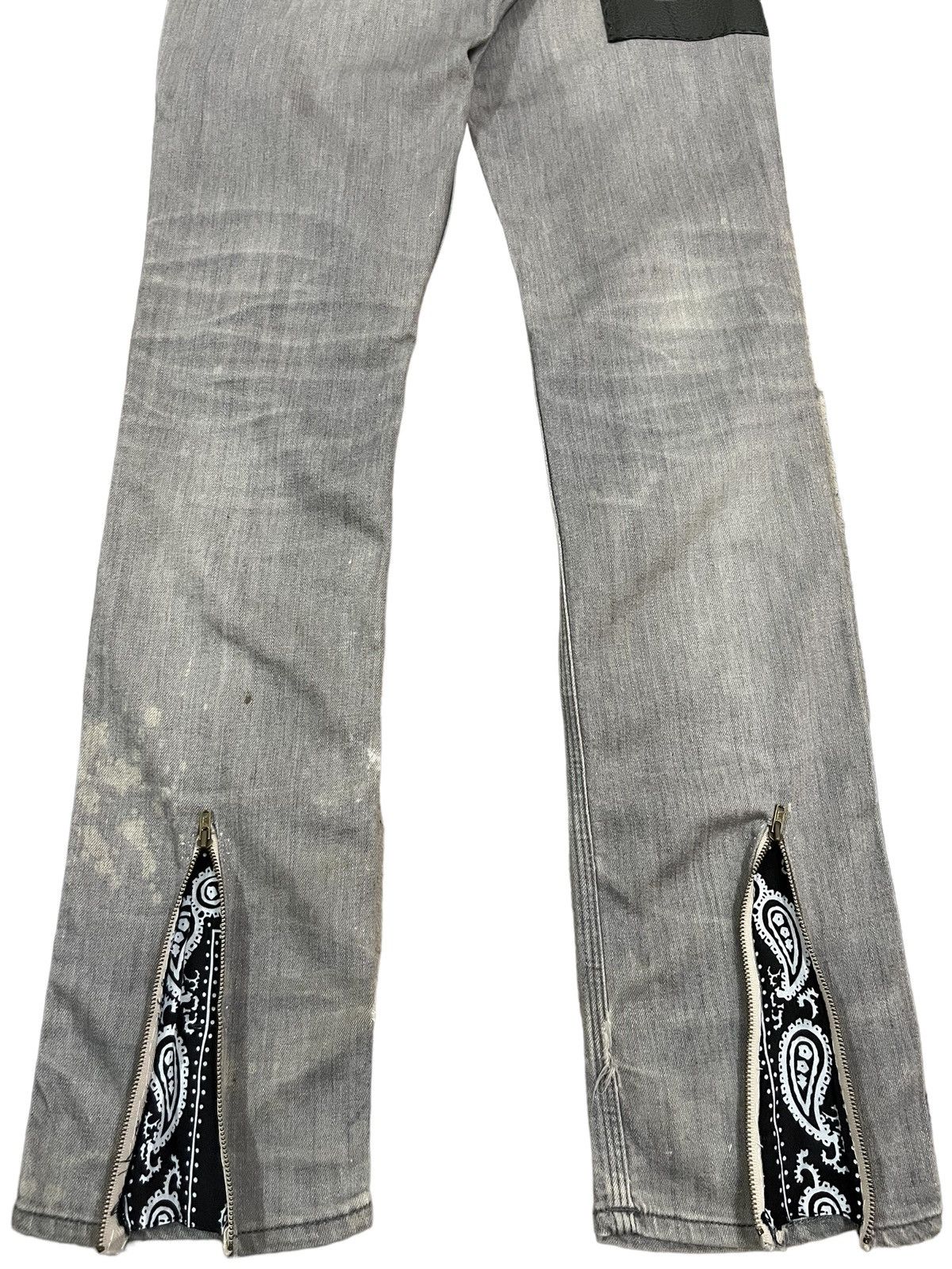 Acne Studios Acne Studios Max Tarnish Leather Patches Paint Splat Jeans Size US 29 - 7 Thumbnail
