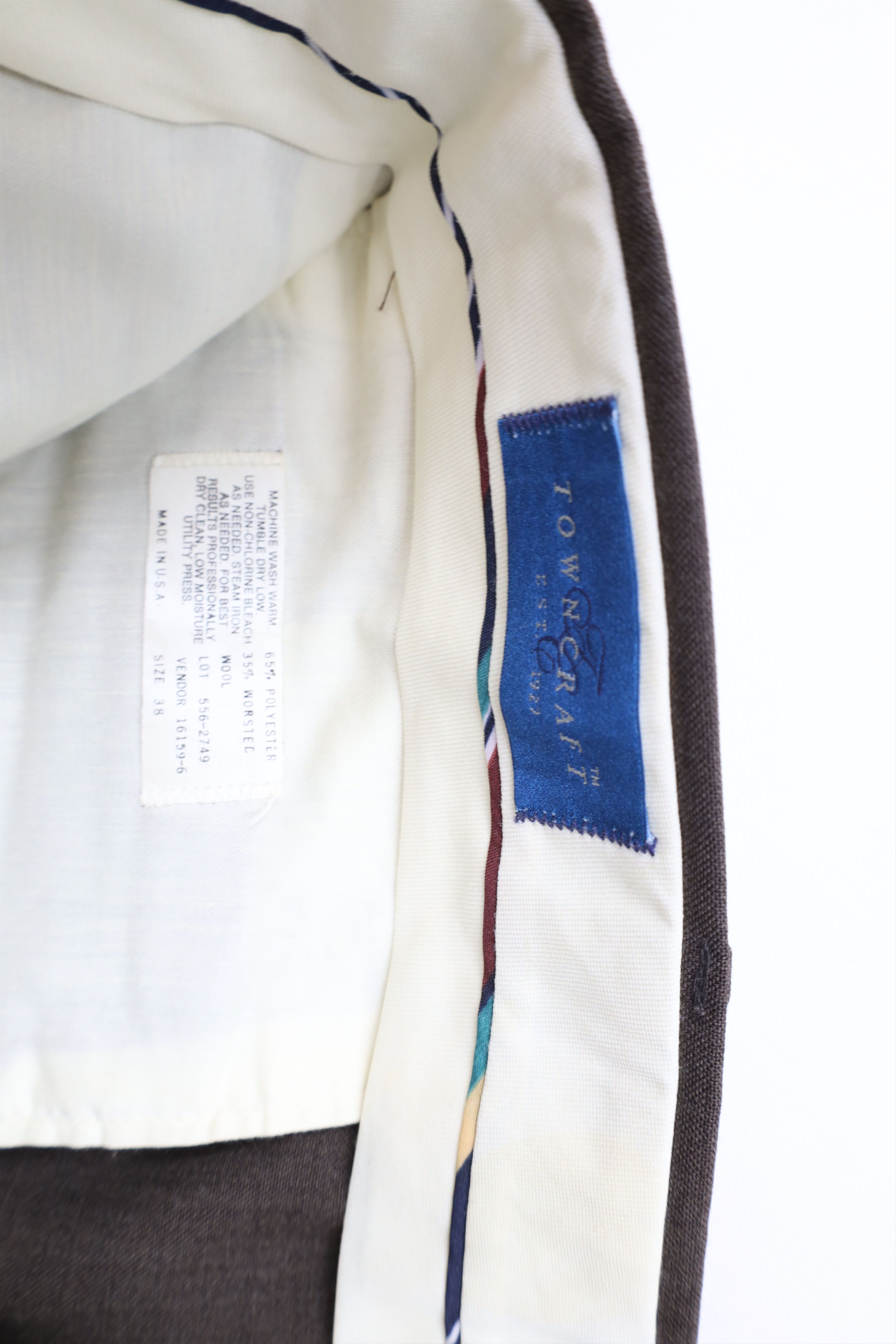 Vintage Vintage 70s Streetwear Wool Blend Wide Leg Chino Pants USA Size US 38 / EU 54 - 8 Thumbnail