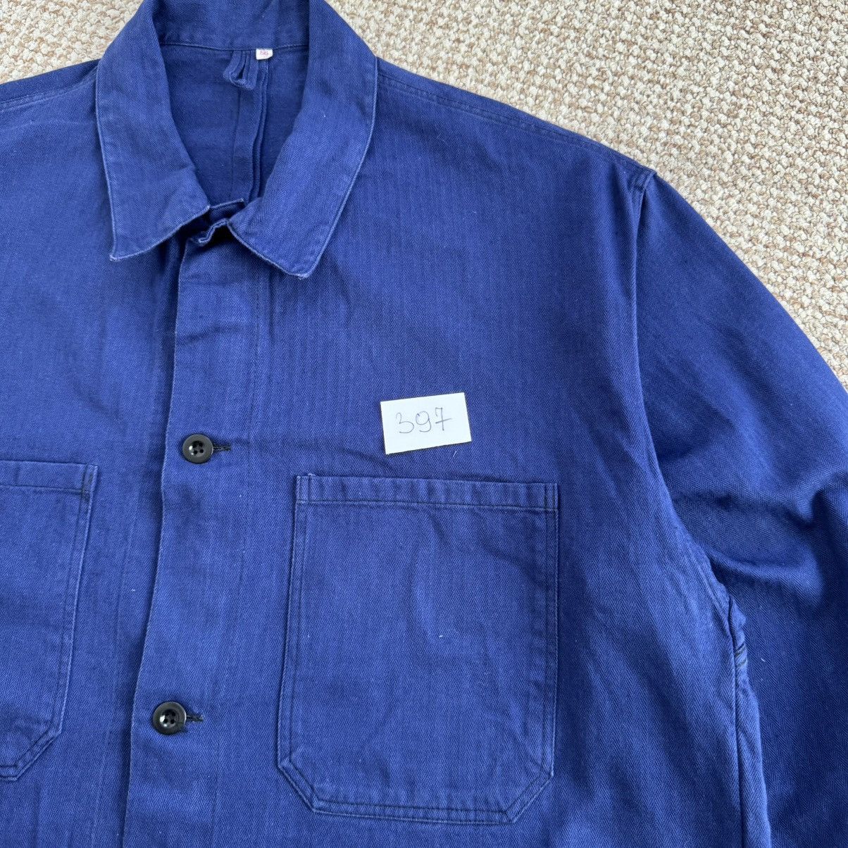 Le Laboureur Vintage herringbone hbt sanfor french workwear jacket Size US XL / EU 56 / 4 - 8 Thumbnail