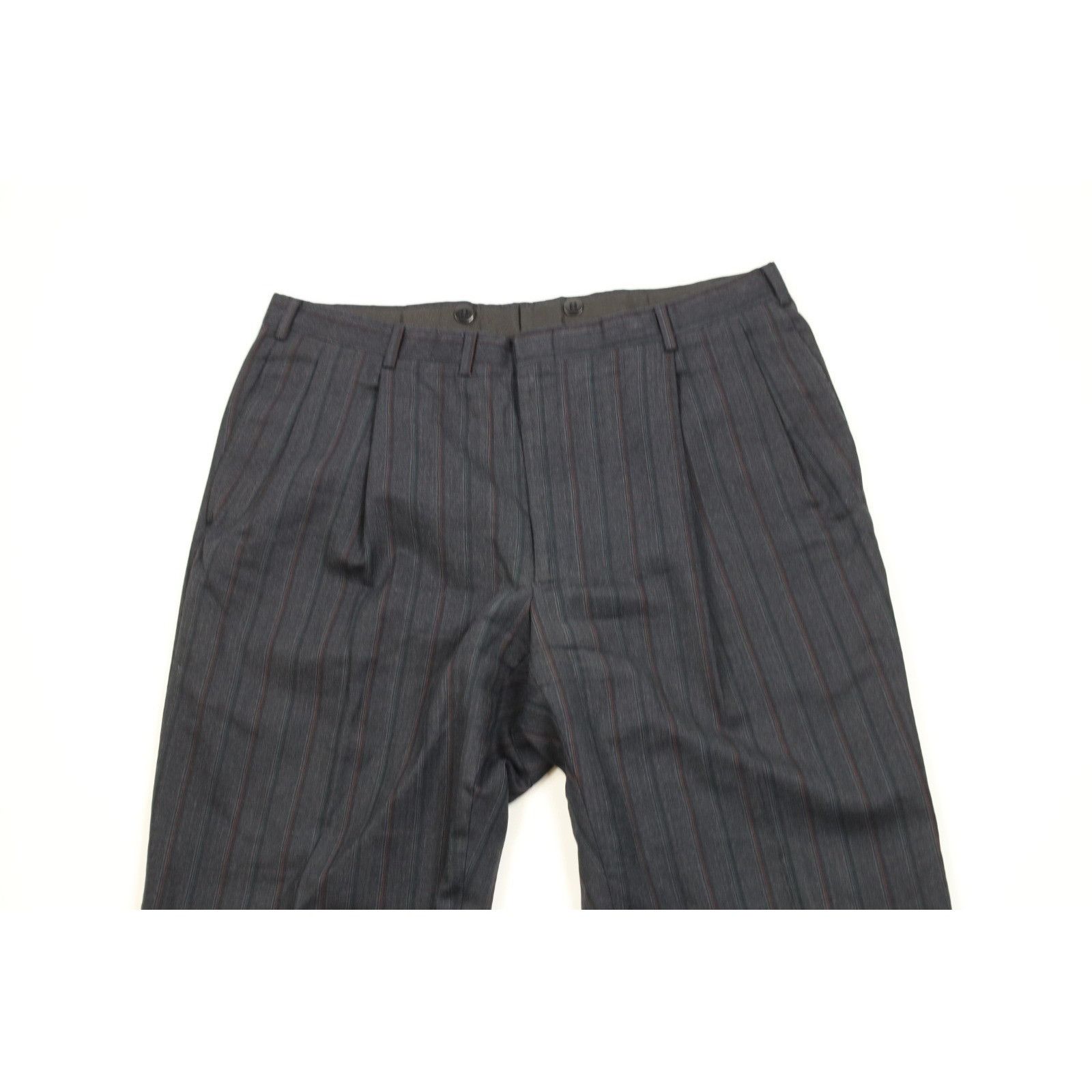 Vintage Vintage 70s Streetwear Wool Striped 2 Piece Suit Size 44R - 12 Thumbnail