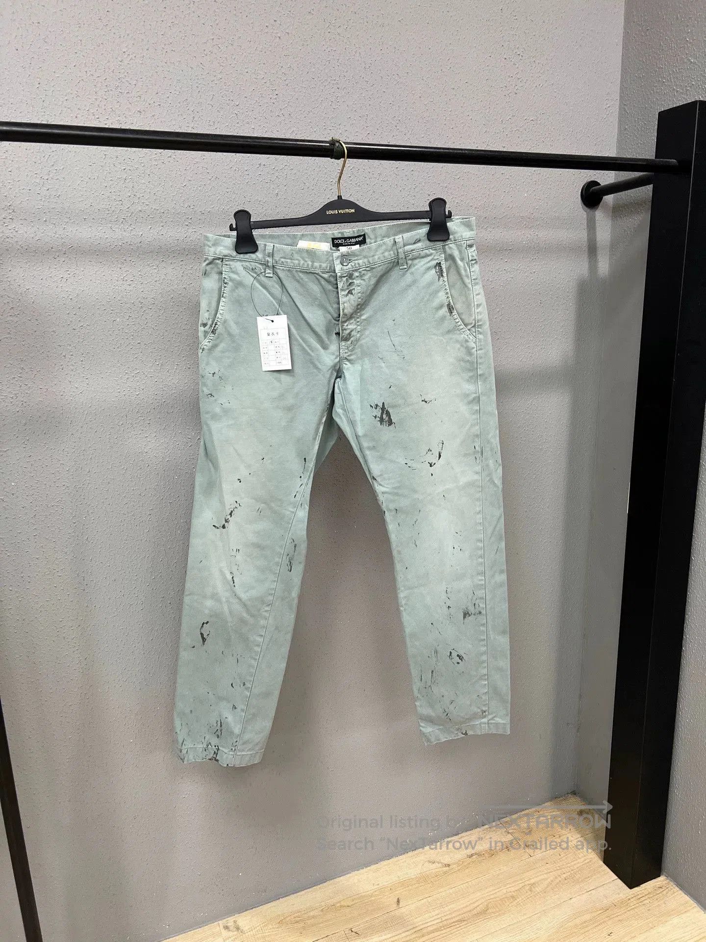 Dolce & Gabbana D&G Distressed Paint Jeans. Size US 34 / EU 50 - 1 Thumbnail