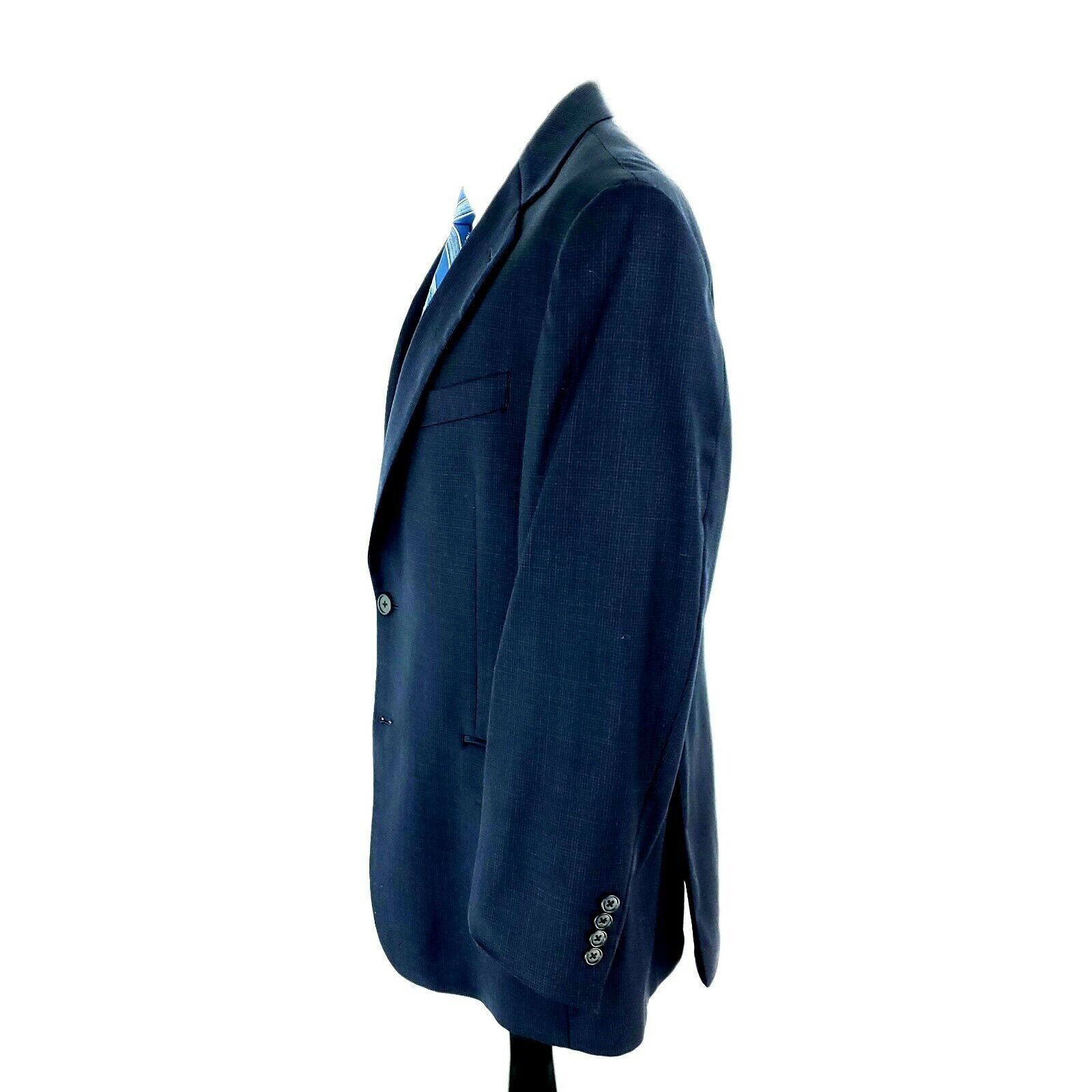 Joseph Abboud Joseph Abboud Nordstrom Super 120s Wool 2 Button Suit Jacket Size 40R - 5 Thumbnail