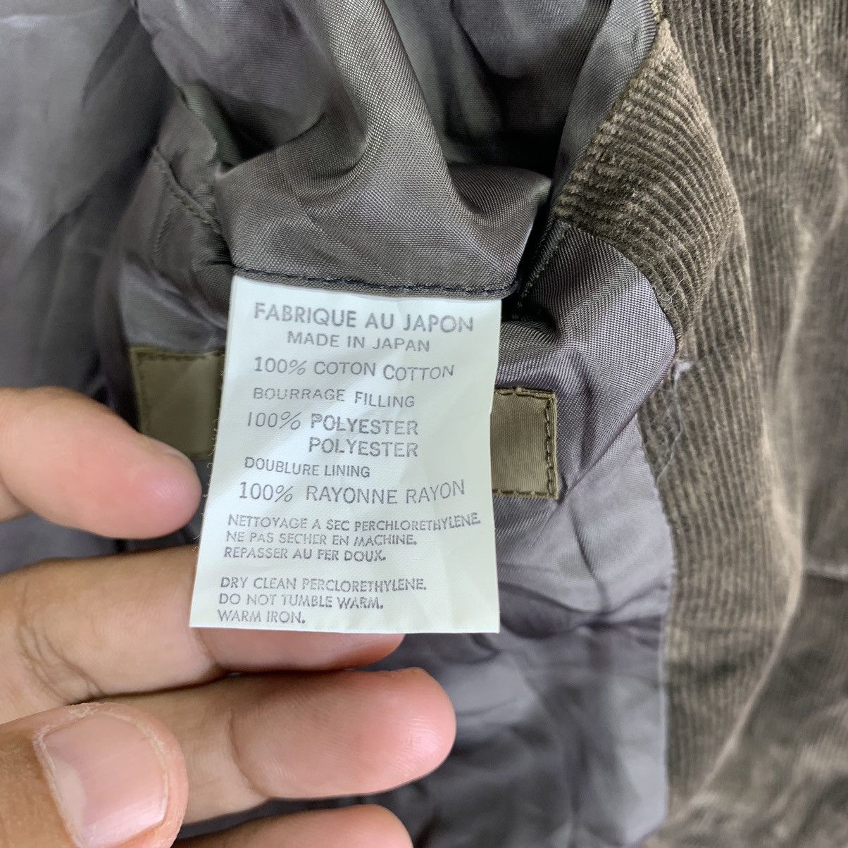 Y's for Men × Yohji Yamamoto 🔥🔥 Y’s For Mens Yohji Yamamoto Corduroy Coat Size US S / EU 44-46 / 1 - 10 Thumbnail
