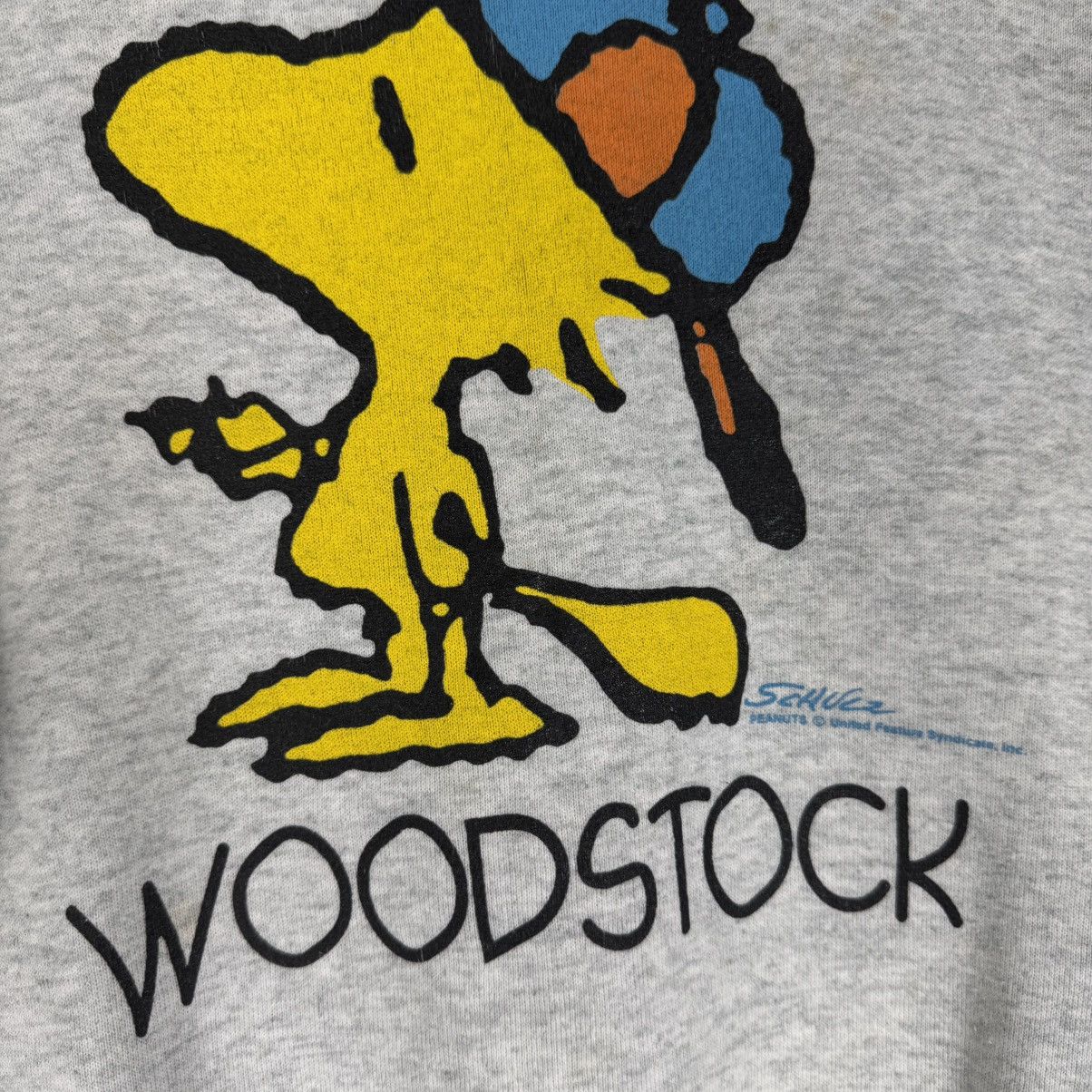 Peanuts 🌟90s PEANUTS WOODSTOCK SCHULZ SWEATSHIRT Size US L / EU 52-54 / 3 - 7 Thumbnail