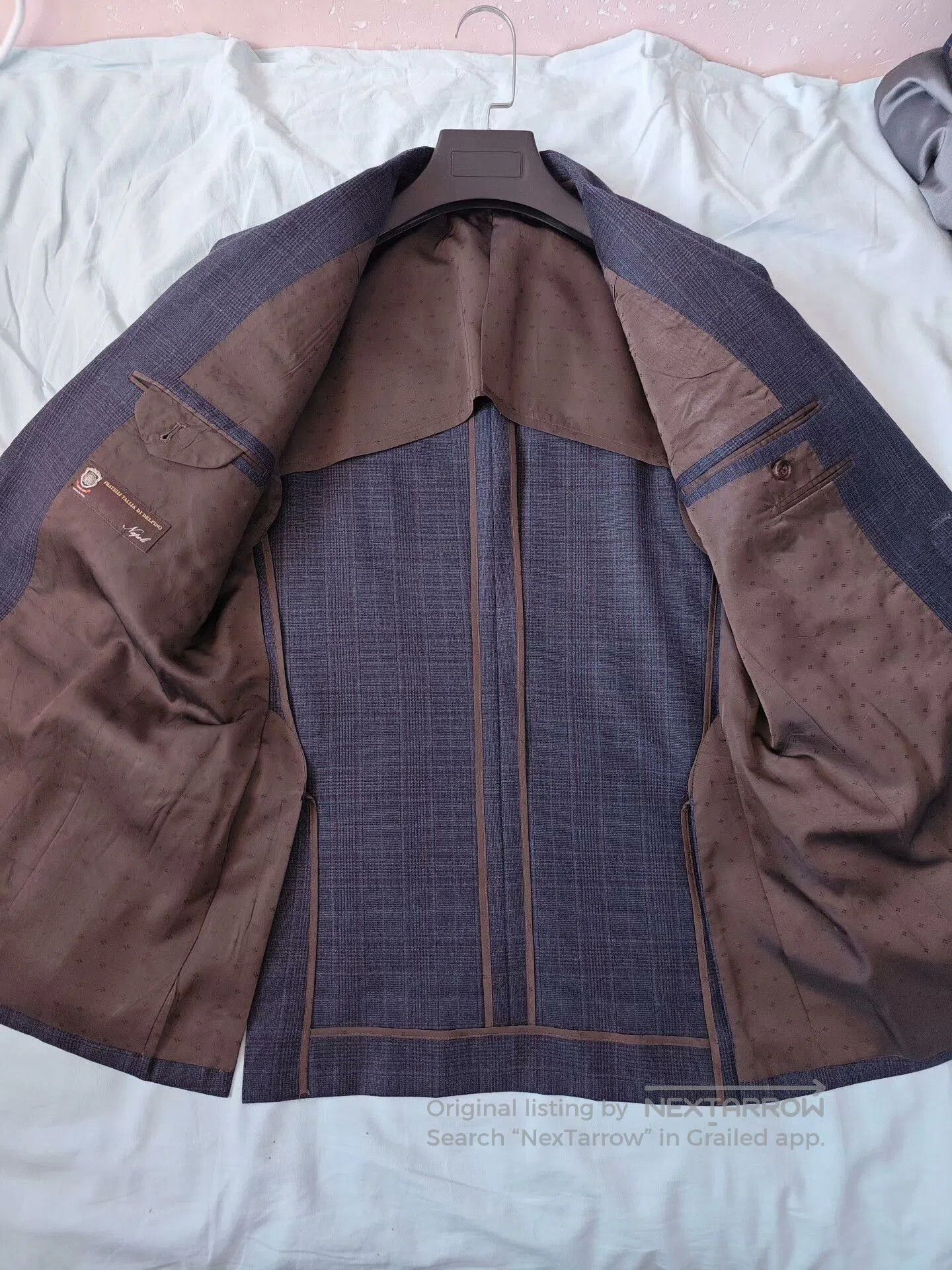 Tallia Custom Italian Wool Blend Suit Jacket. Size US M / EU 48-50 / 2 - 8 Thumbnail