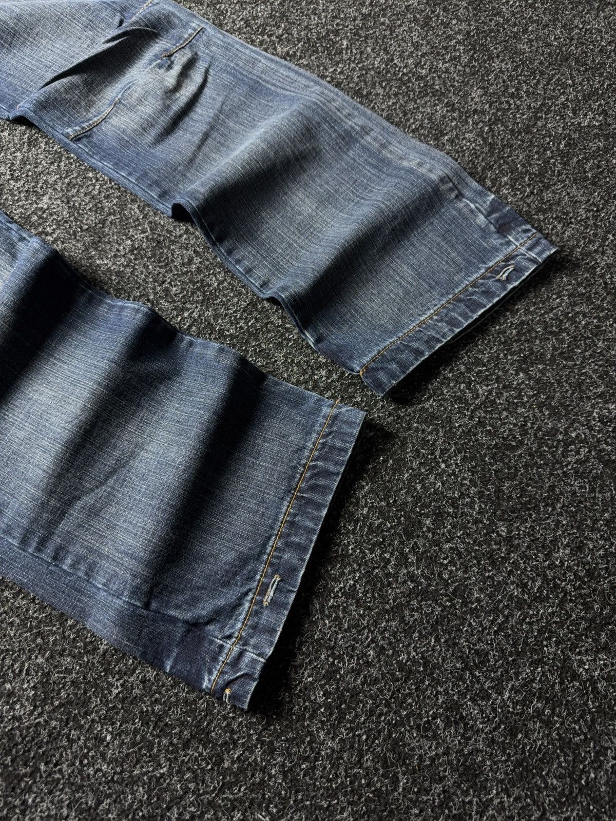 Japanese Brand Avant-garde 00s Retro Vintage baggy Japanese Y2K Denim pants Size US 33 - 4 Thumbnail