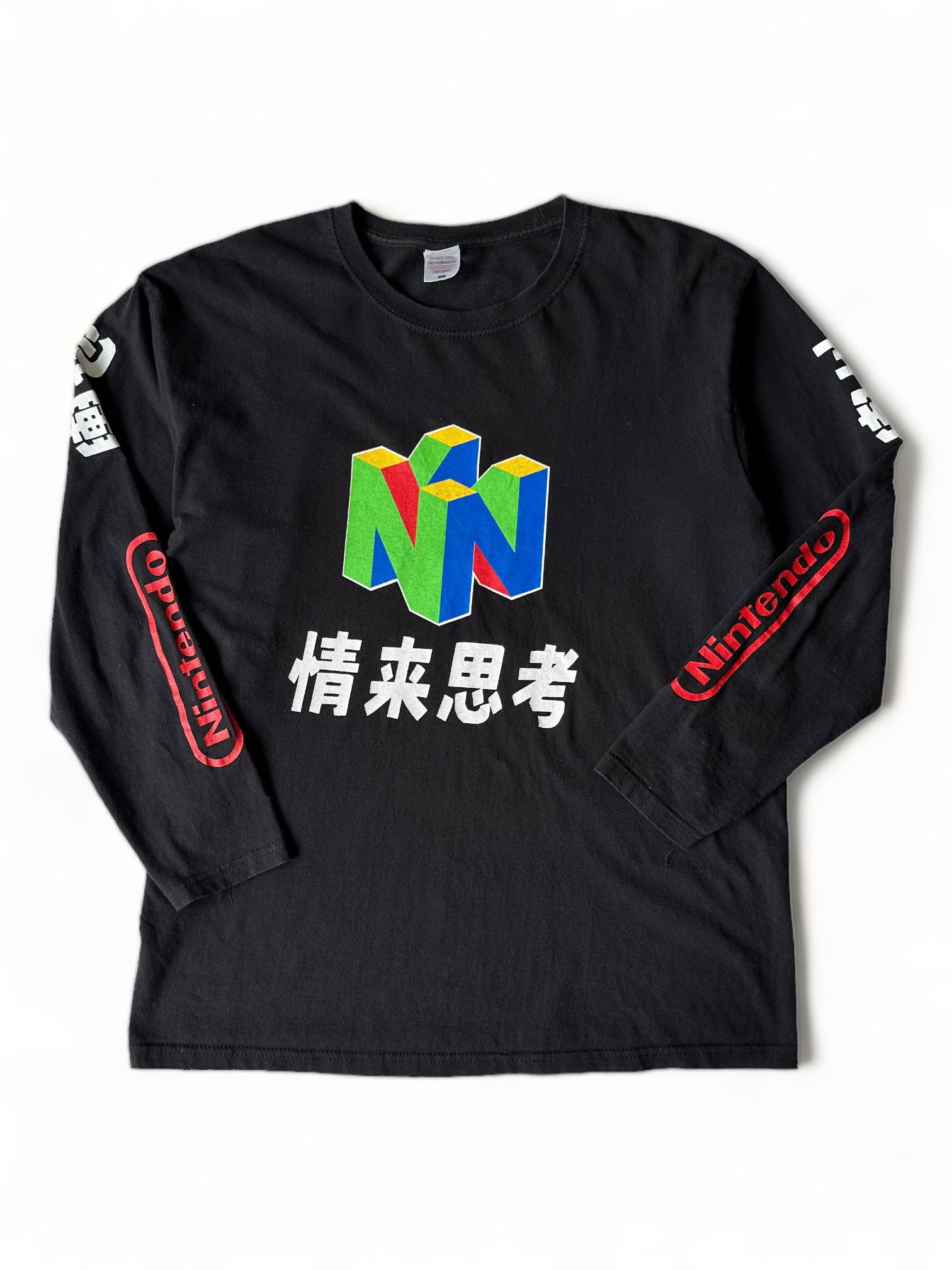 Nintendo × Vintage Vintage y2k Nintendo Long Sleeve Top (L) Size US L / EU 52-54 / 3 - 1 Thumbnail