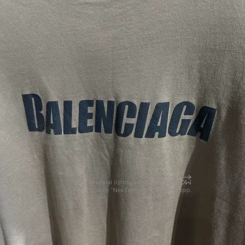 Balenciaga Balenciaga Destroyed Letter Logo Short Sleeve Size US XS / EU 42 / 0 - 4 Thumbnail
