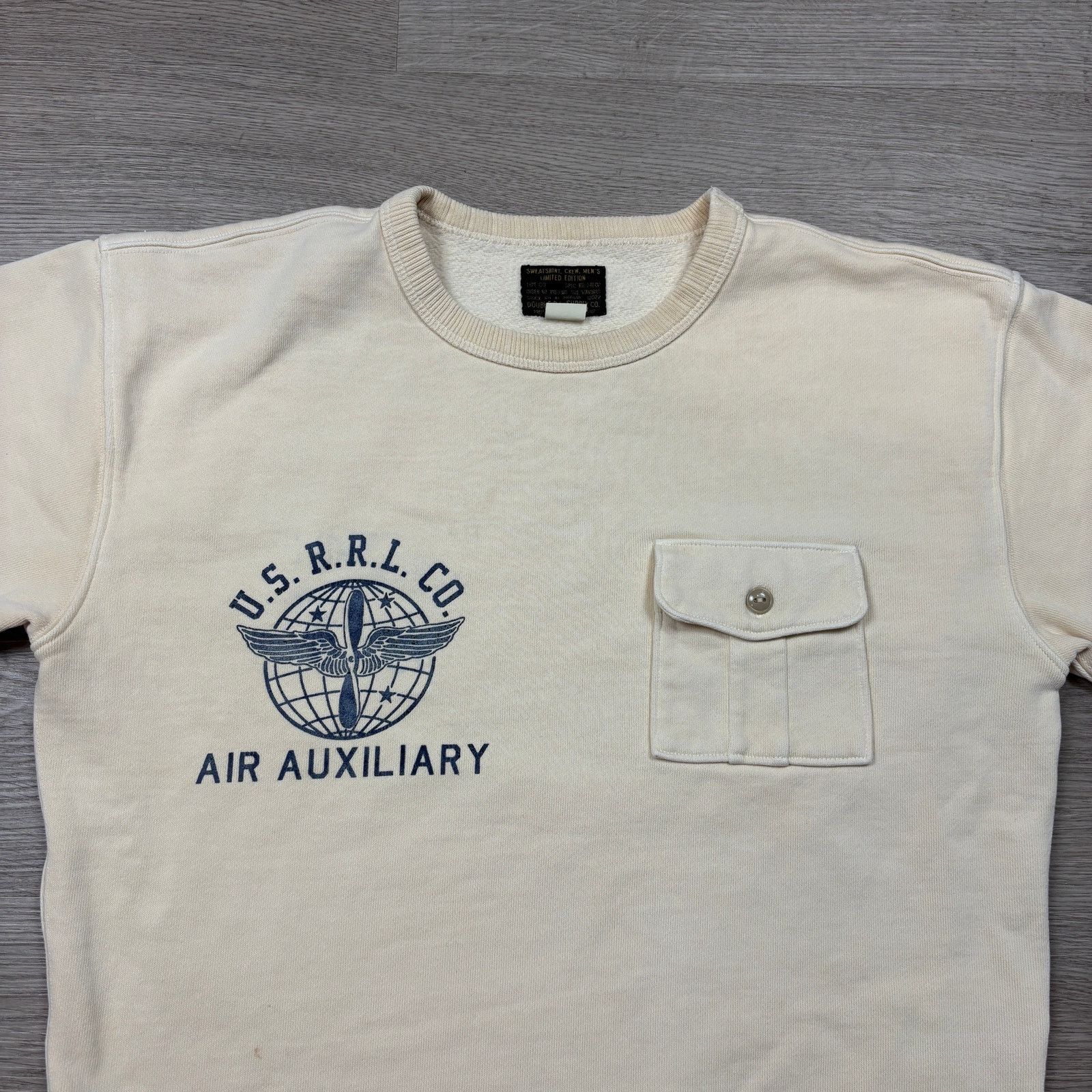 RRL Ralph Lauren RRL Double RL Limited Ed Military French Terry Sweatshirt S Size US S / EU 44-46 / 1 - 2 Thumbnail