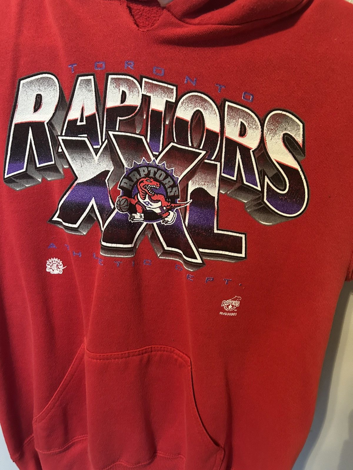 Vintage 90’s Toronto Raptors Vintage Cutoff Hoodie Size US M / EU 48-50 / 2 - 3 Thumbnail
