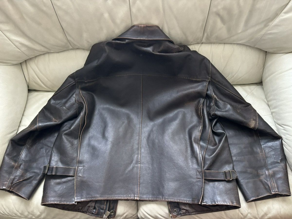 Vintage Vintage ORSO BLUS Aviator Leather Jacket size CL Size US XL / EU 56 / 4 - 8 Thumbnail