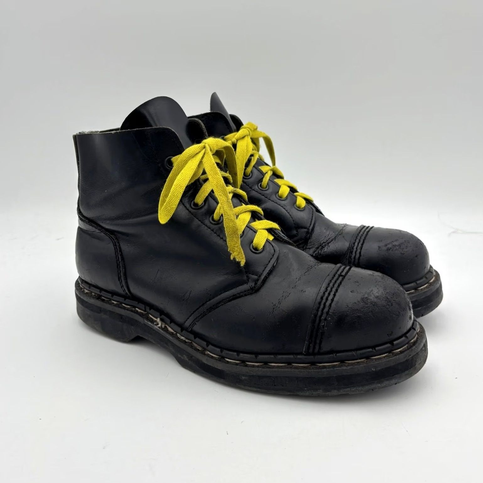 Vintage VINTAGE Gripfast Combat Boots Men 10 Made in England Black Leather Mens 10 Grunge Punk Rock Boots Size US 10 / EU 43 - 2 Thumbnail