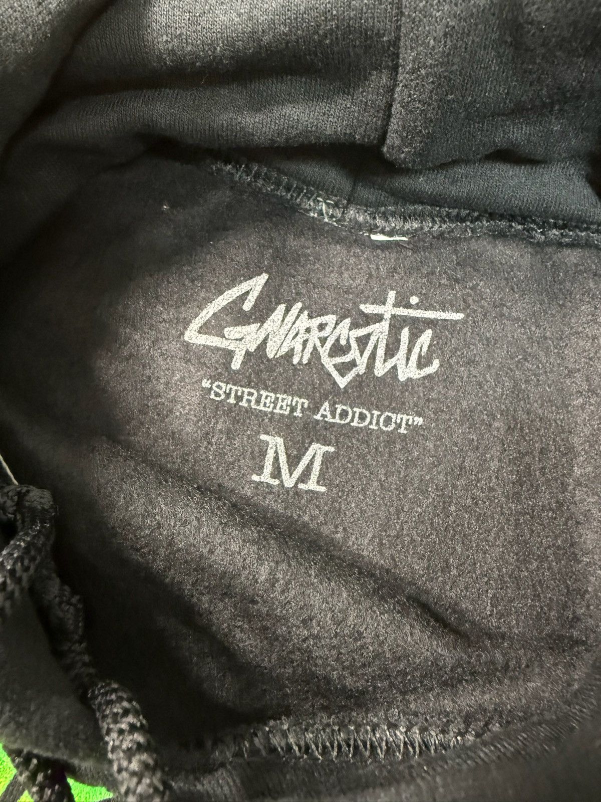 Gnarcotic × Vintage Gnarcotic Lil Gnar Logo Hoodie Rasta Black Medium Size US M / EU 48-50 / 2 - 4 Thumbnail