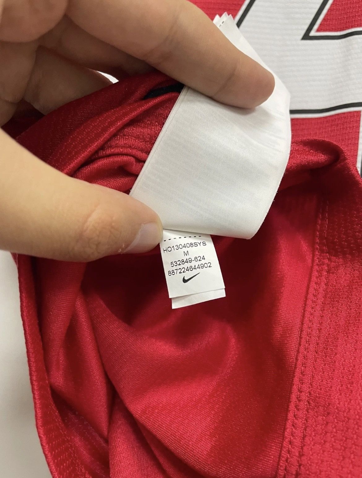 Nike Manchester United 2013/2014 Home Football Shirt Jersey Youth Size US XXS / EU 40 - 12 Thumbnail
