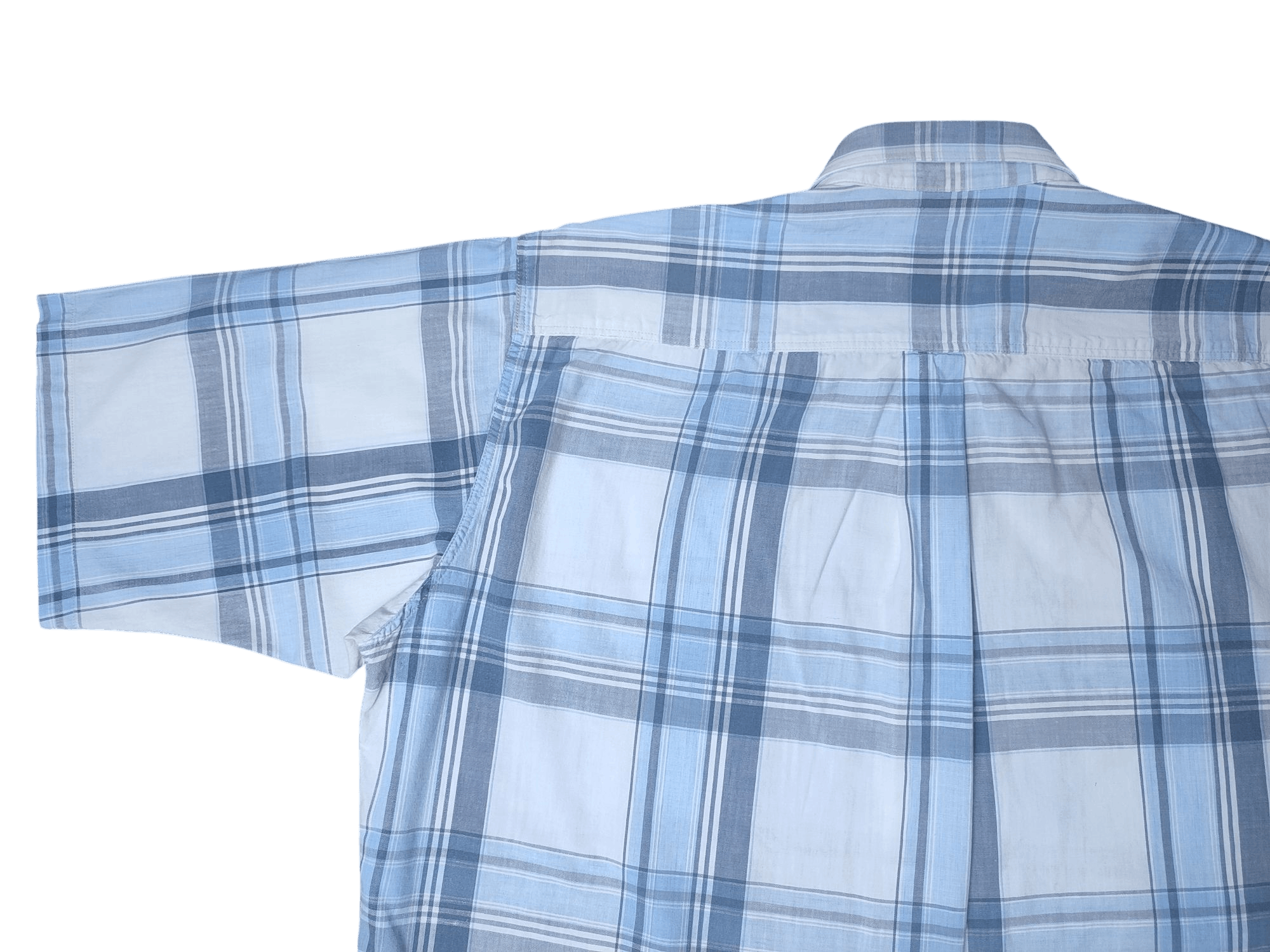 Burberry Burberry Blue Plaid Nova Check Button Up Shirt Vintage Size US L / EU 52-54 / 3 - 13 Thumbnail