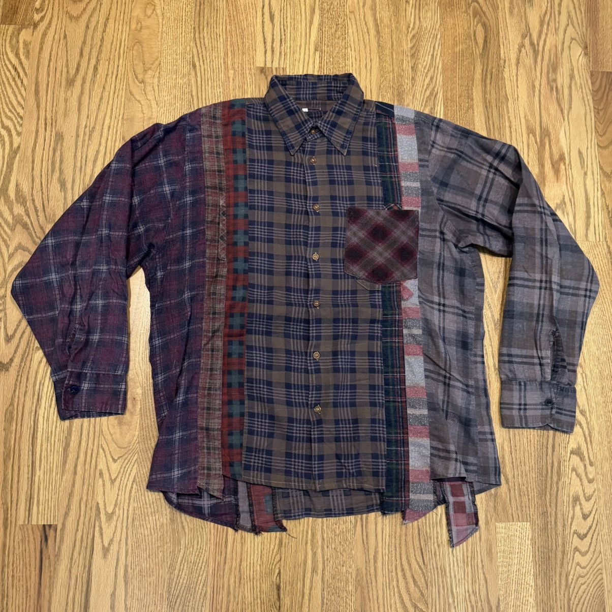 Rebuild by Needles rebuild remake Button Up Flannel Shirt