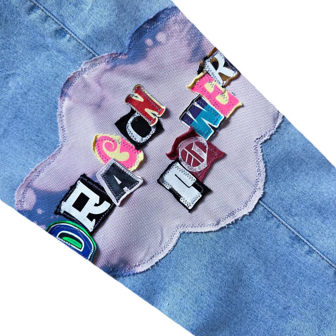 Other Upcycled “DRAGON POWER” Jeans Size 27" / US 4 / IT 40 - 3 Thumbnail