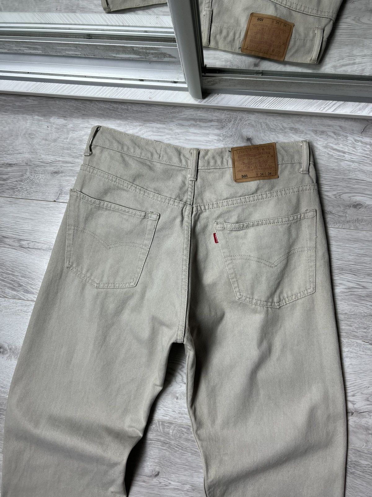 Levi's Rare 90s Vintage Levis 501 Big E Jeans Denim Pants Size US 34 / EU 50 - 2 Thumbnail