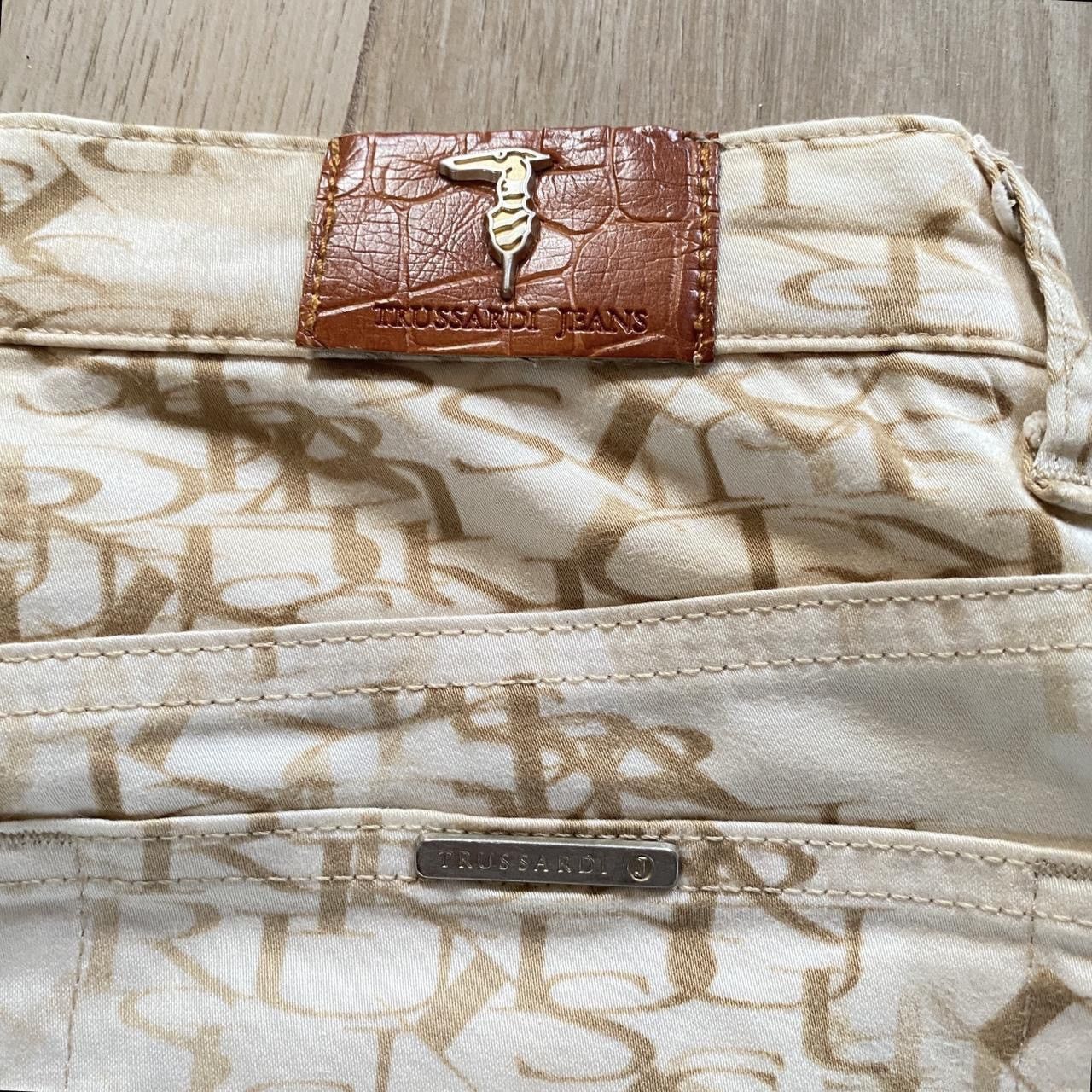 Trussardi Trussardi Y2K monogram logo jeans Size 28" / US 6 / IT 42 - 6 Thumbnail