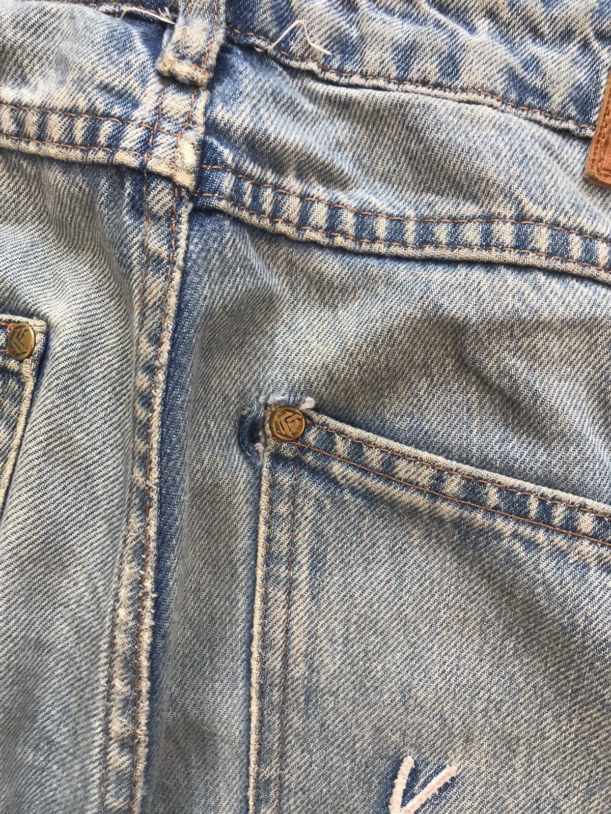 Karl Kani × Vintage Vintage Kani jeans logo embroidered denim Size US 36 / EU 52 - 13 Thumbnail