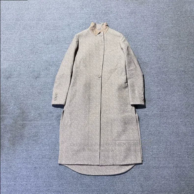 Fendi Fendi Fall/Winter 2022 khaki mid-length stand collar coat Size XS / US 0-2 / IT 36-38 - 1 Thumbnail