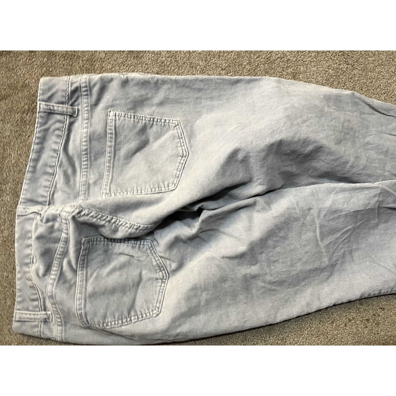 Talbots Talbots Pants Womens Size 4 Gray Corduroy Stretch Flat Front Signature Ankle Size 27" / US 4 / IT 40 - 4 Thumbnail