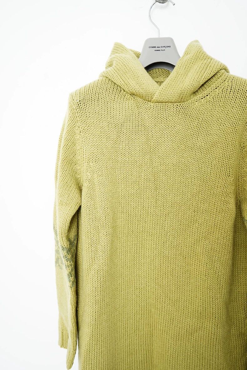 Yohji Yamamoto Yohji Yamamoto Yohji Yamamoto Hooded Knitted Sweatshirt Size US M / EU 48-50 / 2 - 3 Thumbnail