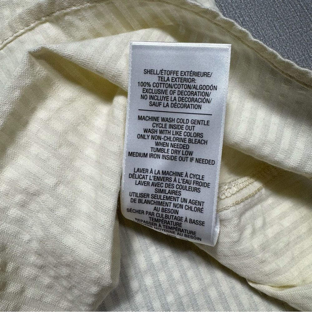 Joe's NWT New $148 Joe's Cotton Seersucker Short Sleeve Button-Up Size US L / EU 52-54 / 3 - 8 Thumbnail