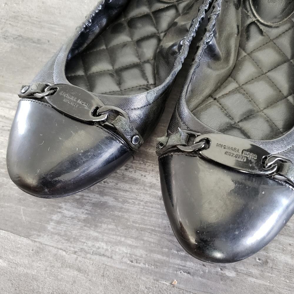Michael Kors Black Classic Detailed Michael Kors Flats Size US 6.5 / IT 36.5 - 5 Thumbnail