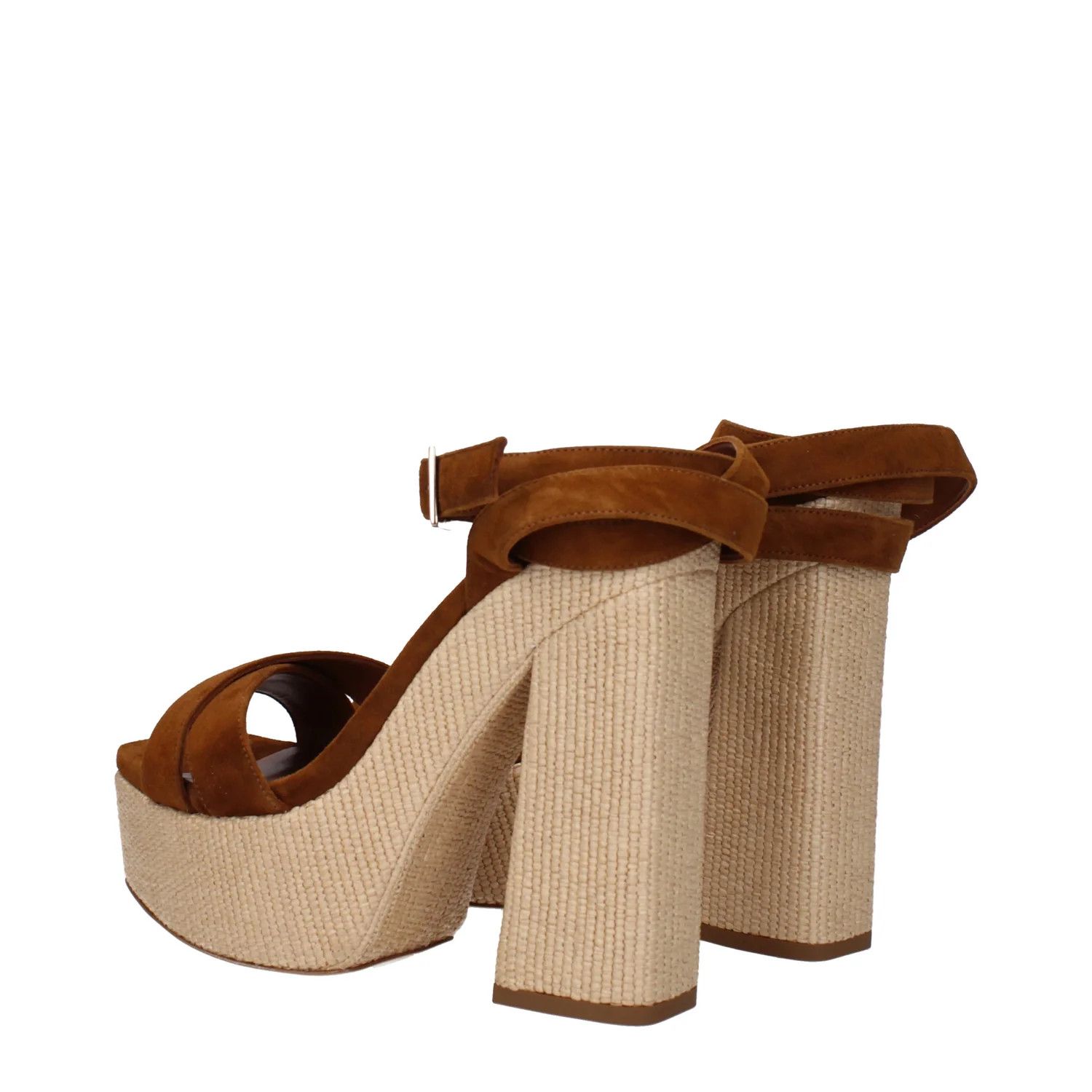 Jimmy Choo ob1o1e1124 Suede Sandals in Brown Size US 11 / IT 41 - 4 Thumbnail