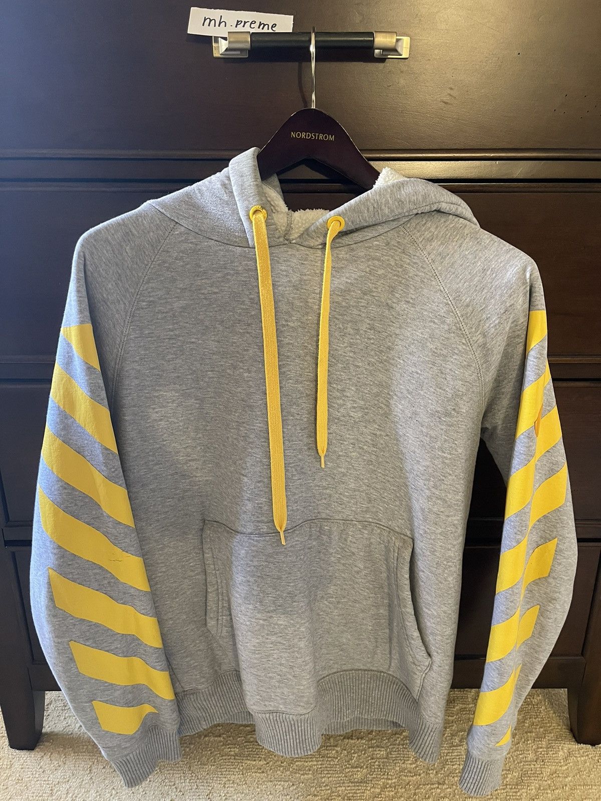 Off white x moncler hoodie best sale