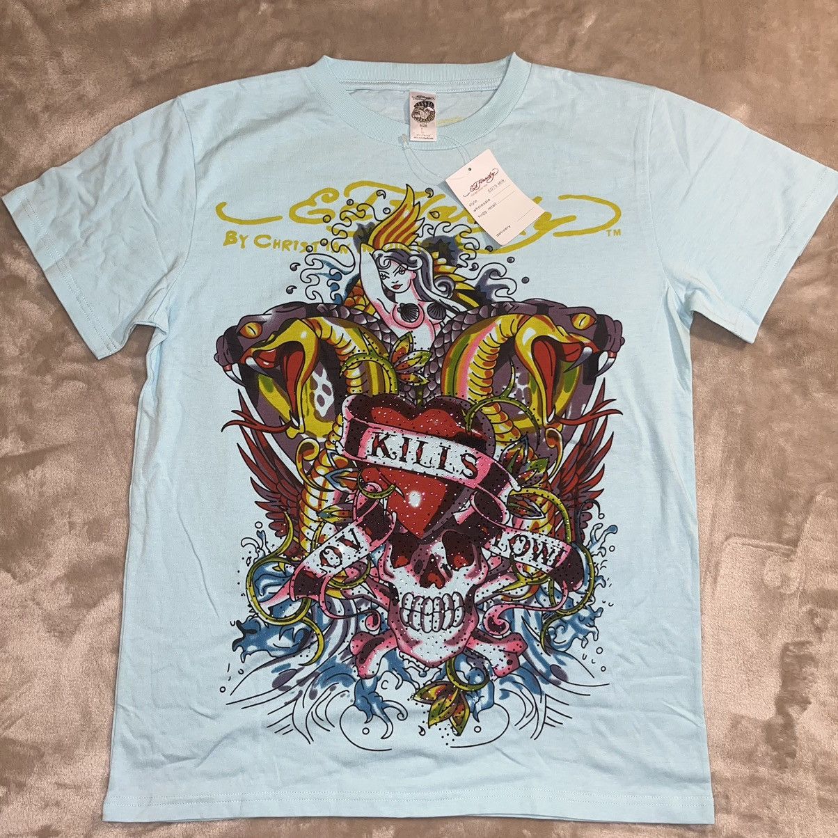 Christian Audigier × Ed Hardy Ed Hardy short sleeve shirt Size US L / EU 52-54 / 3 - 1 Thumbnail