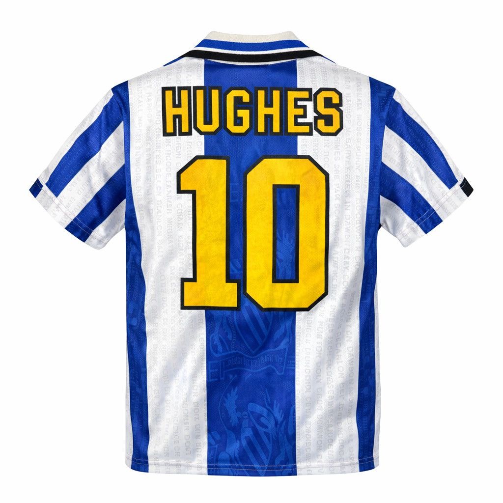 Umbro 1994/96 MANCHESTER UNITED #10 HUGHES SOCCER JERSEY SZ BOYS Size US XXS / EU 40 - 1 Thumbnail
