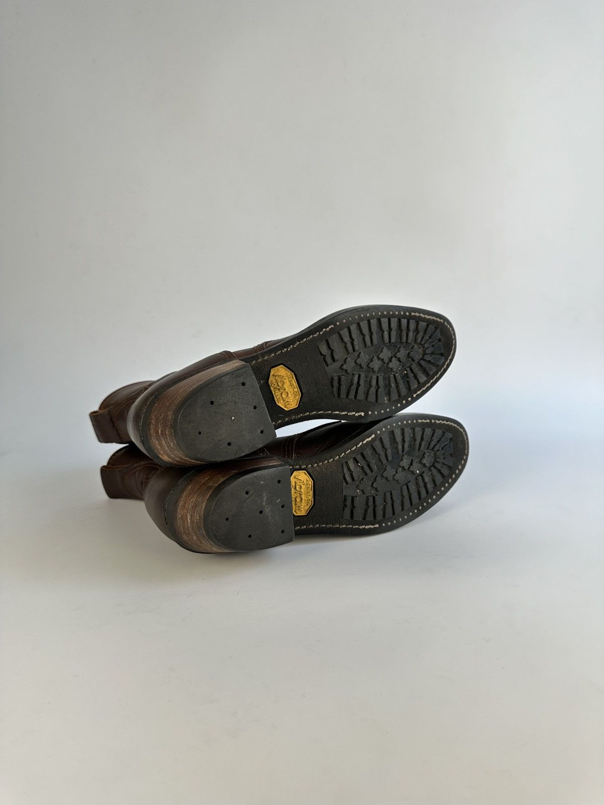 Durango Durango 10M Leather Packer Boots Lace Up Western Vibram Sole Size US 10 / IT 40 - 8 Thumbnail