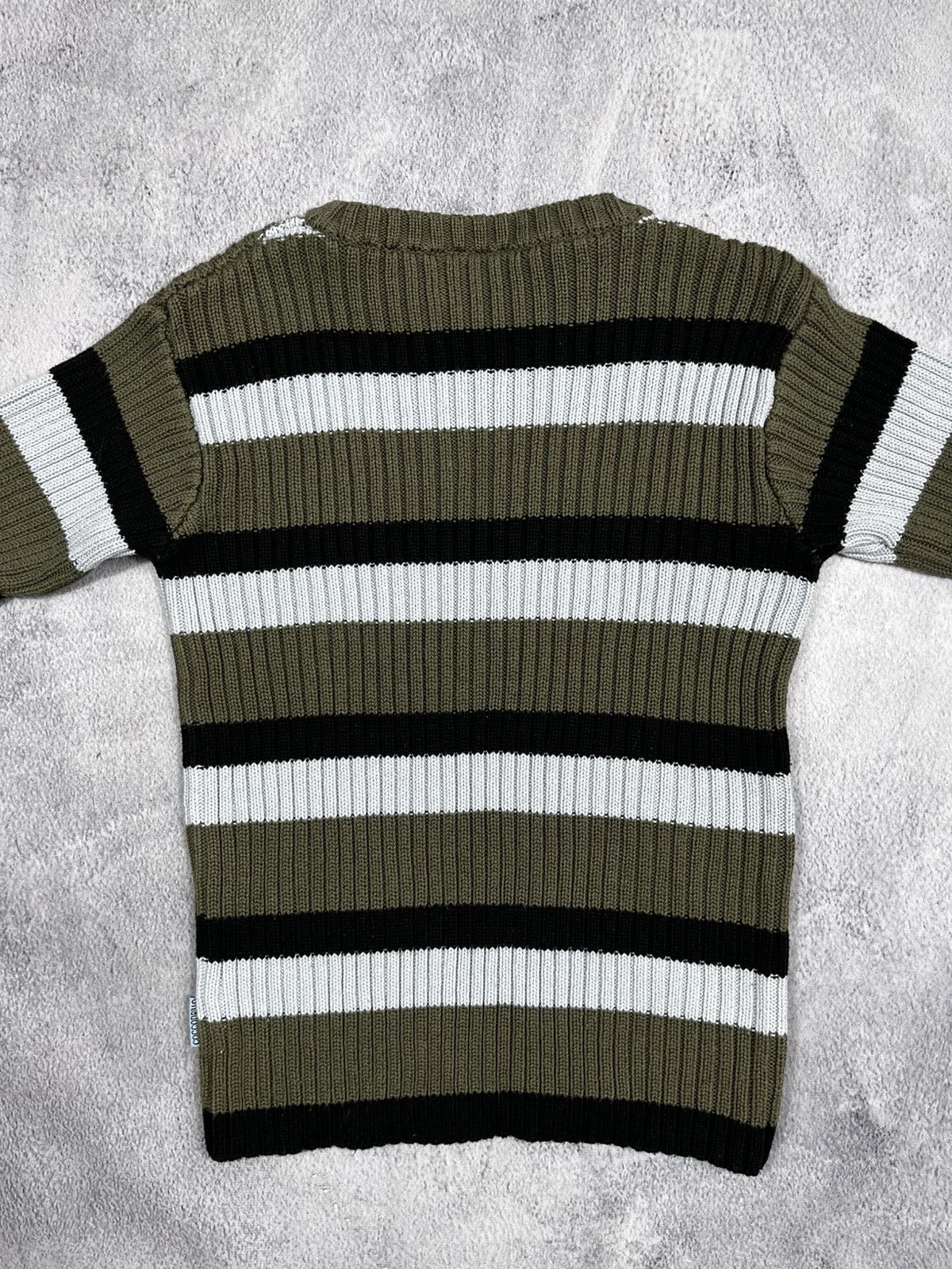 Vintage Vintage Y2K Japanese striped sweater streetwear size S Size S / US 4 / IT 40 - 5 Thumbnail