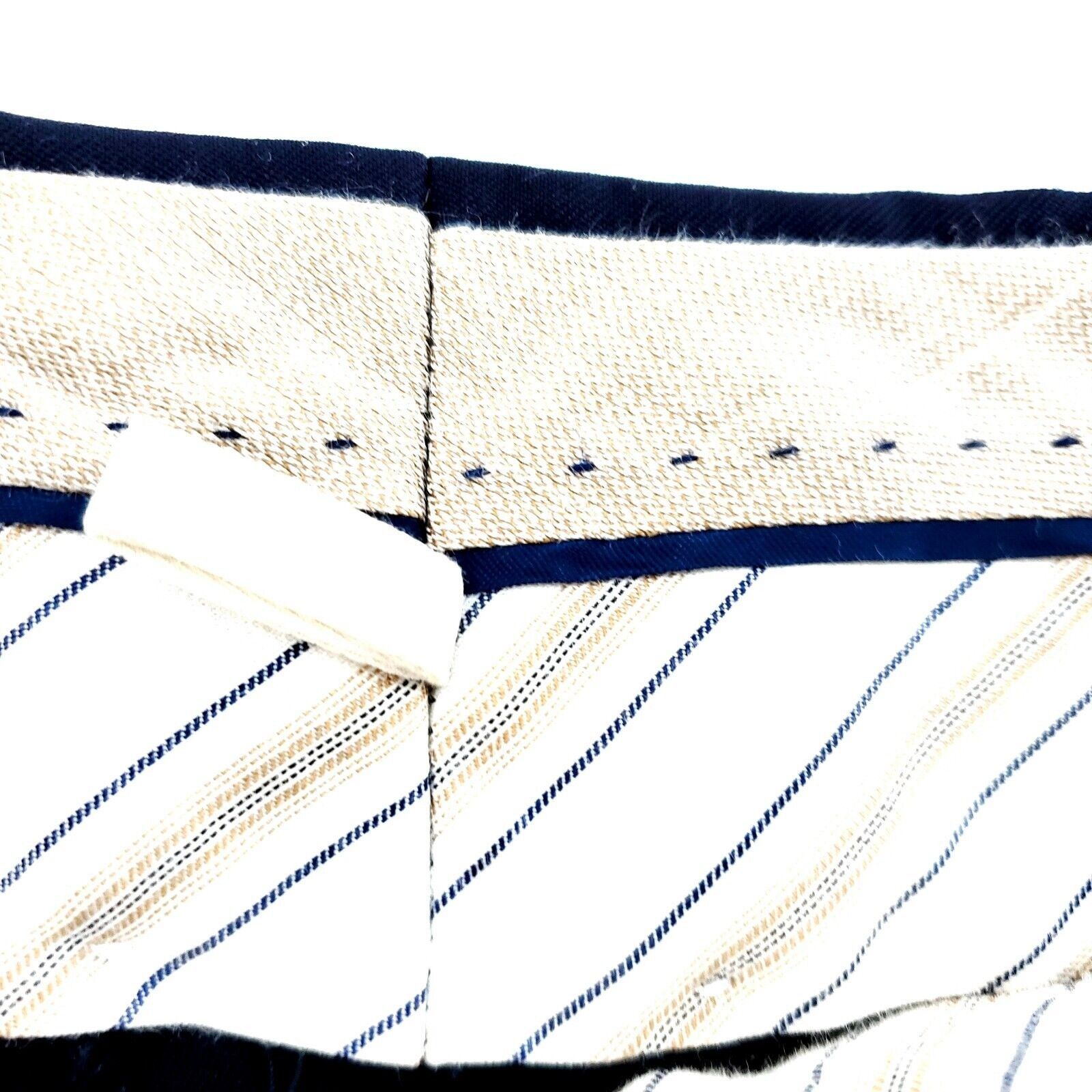 Designer Ballin Classics Comfort EZE Super 120s Wool Pleated Cuff Blu Size 36R - 8 Thumbnail