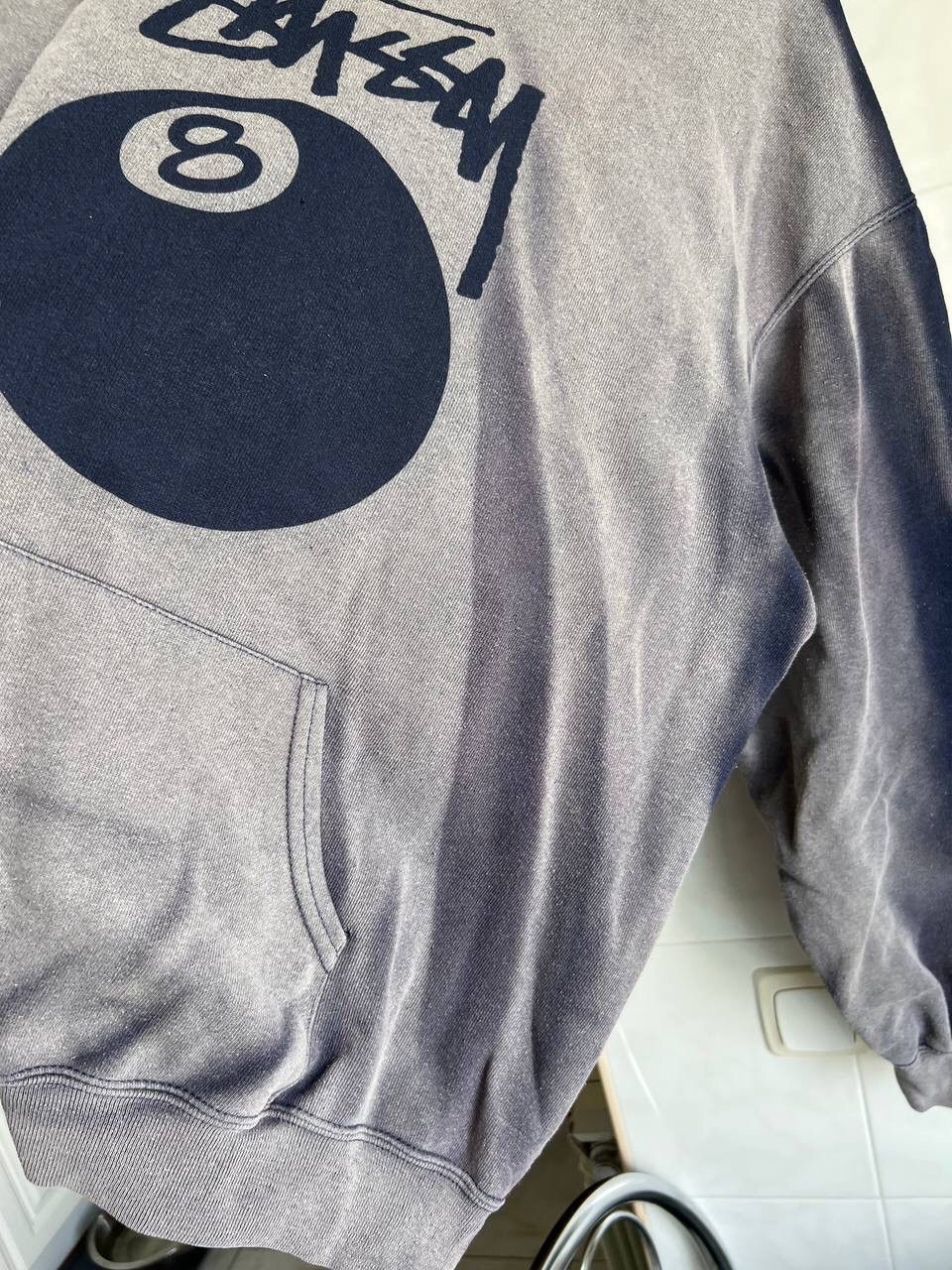 Stussy Custom Stussy 8 Ball 🎱 Hoodie Sun Faded Thrash Rain Defender Size US XL / EU 56 / 4 - 9 Thumbnail