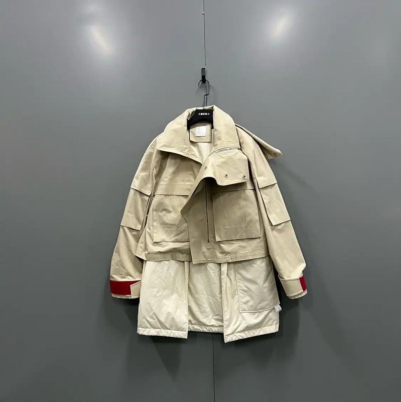 Givenchy Givenchy Beige Cotton Spring Autumn Long Coat 0089 Size US M / EU 48-50 / 2 - 1 Thumbnail
