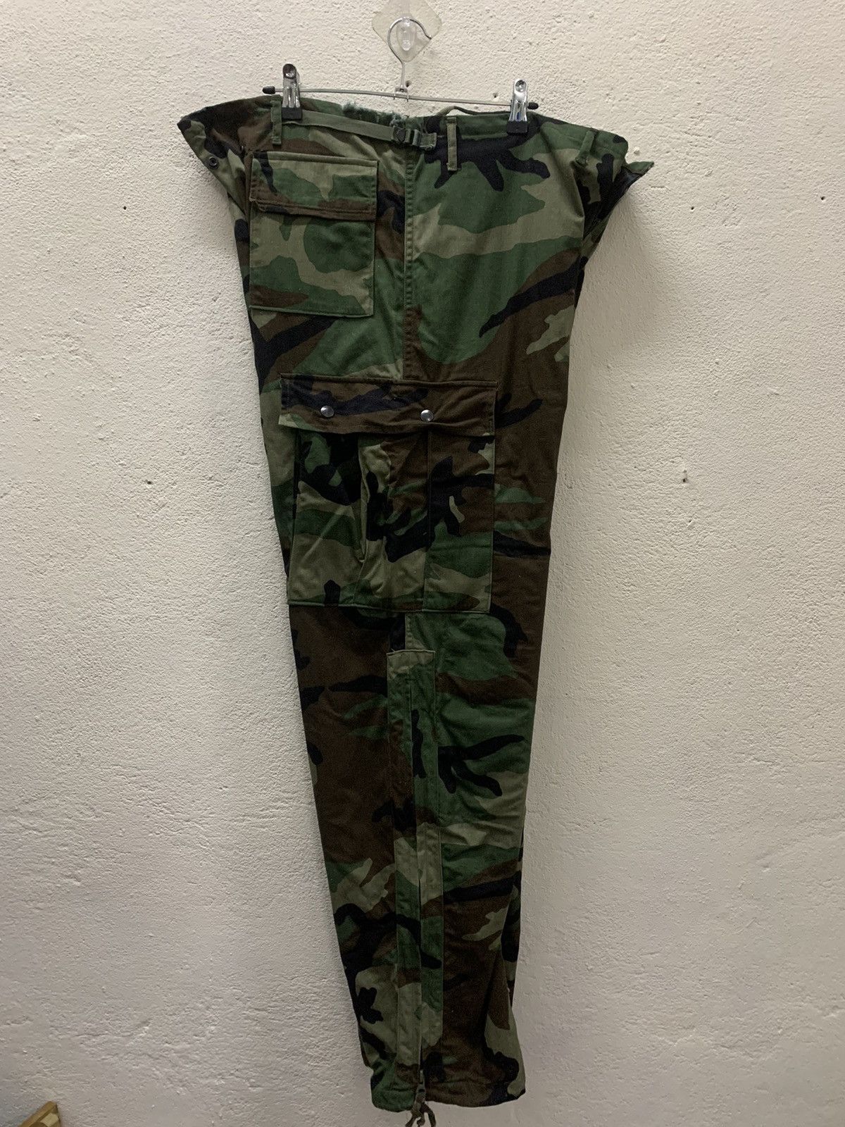 Japanese Brand × Vintage US Military Woodland Camo Chemical Protective Class 1 Size US 40 / EU 56 - 10 Thumbnail