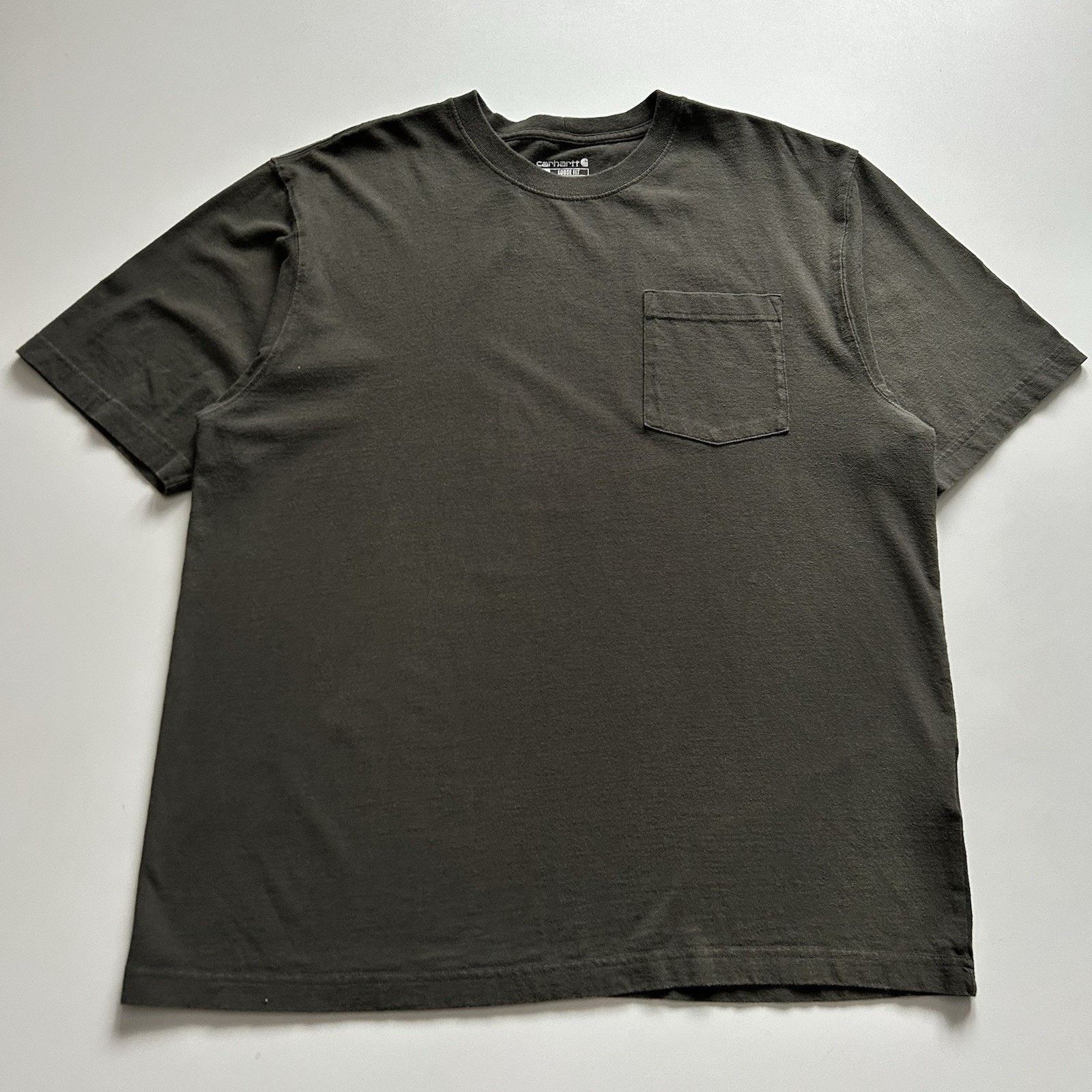 Carhartt Carhartt Shirt Large Black Loose Vintage Blank Pocket Tee Size US L / EU 52-54 / 3 - 2 Thumbnail