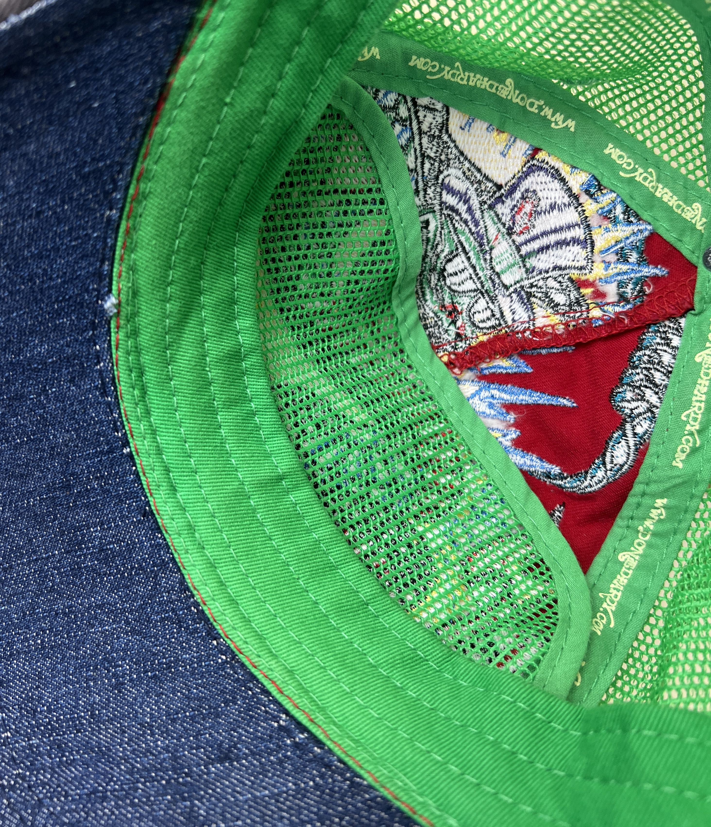 Ed Hardy Ed Hardy Dragon Snake Trucker Hat – Tattoo Y2K Mesh Cap Size ONE SIZE - 13 Thumbnail