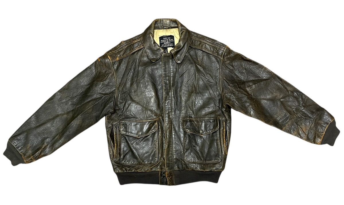 Avirex ‼️LASTDROP‼️Vintage Avirex A2 Military Cowhide Leather Jacket Size US M / EU 48-50 / 2 - 2 Thumbnail