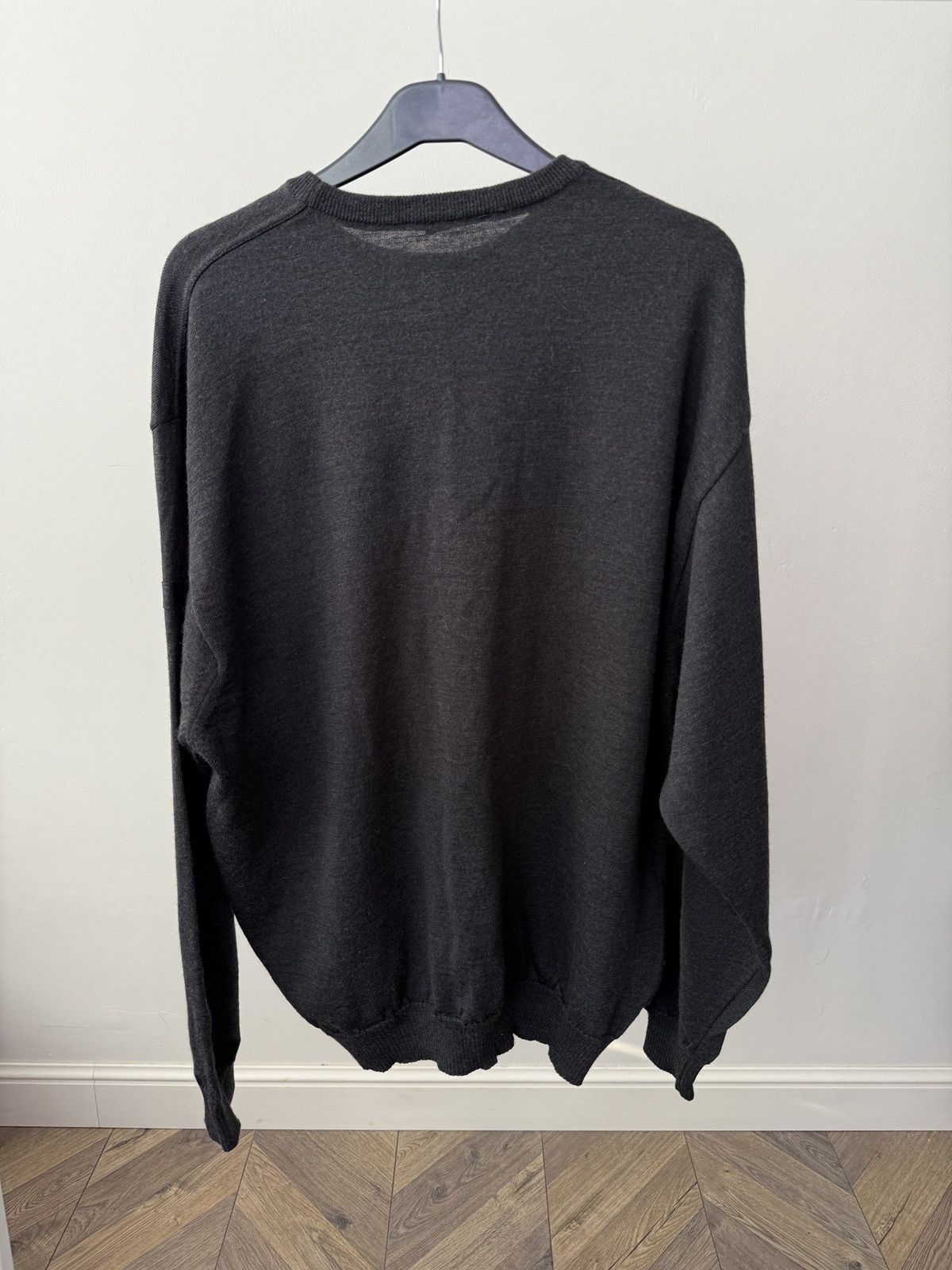 Burberry Vintage Burberry London Pure New Wool Crewneck Jumper Size US L / EU 52-54 / 3 - 6 Thumbnail