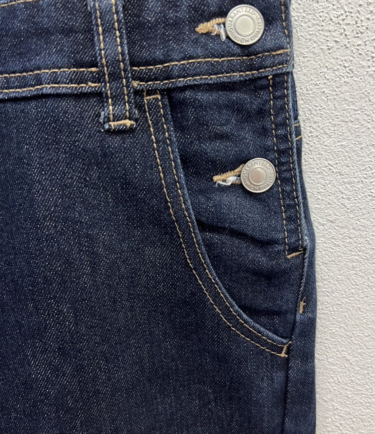 Japanese Brand × Vintage Vintage Y2K Style Dark Wash Denim Overalls Size US 31 - 8 Thumbnail